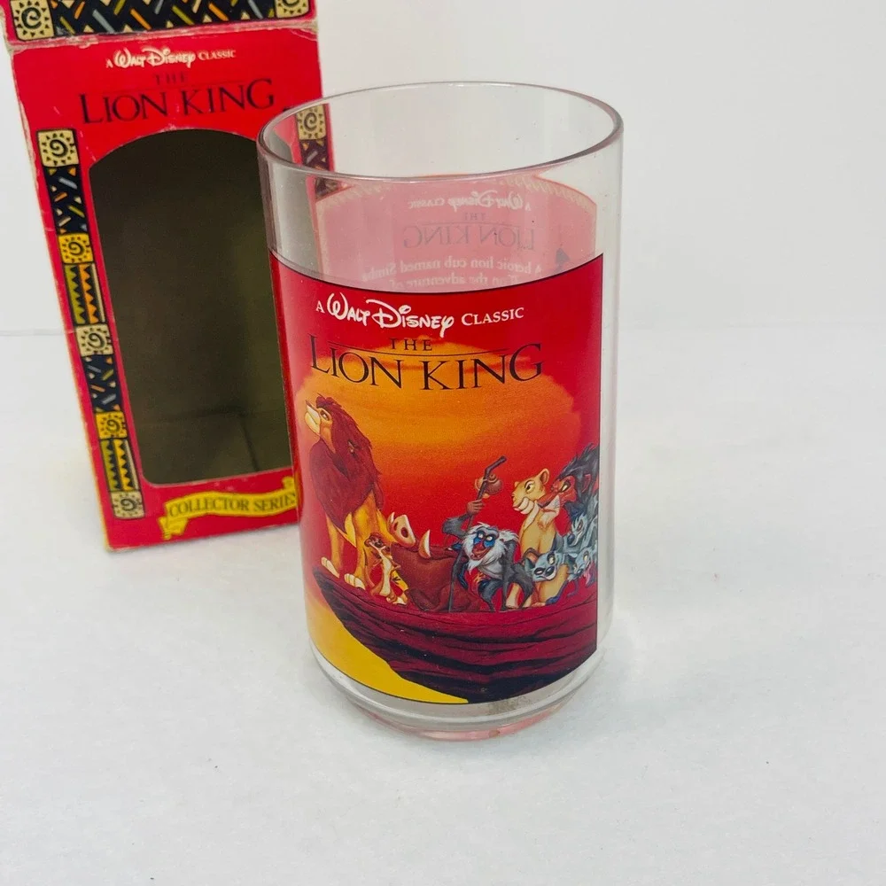 Vintage 1994 Disney Lion King Burger King Coca-Cola Collector Glass Series 3 Box